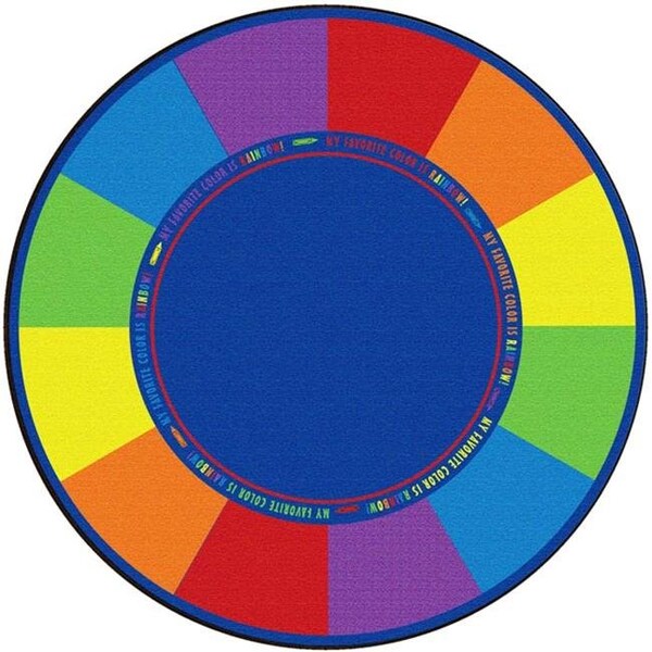 Flagship Carpets Flagship Carpets FE401-27A Round My Favorite Color Carpet; 6 ft. FE401-27A - main